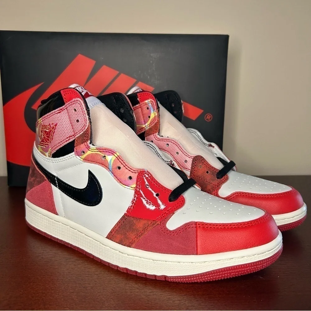 Nike Air Jordan 1 High OG Spider-Man Across the Spider-Verse (9 M / 10.5 W)
